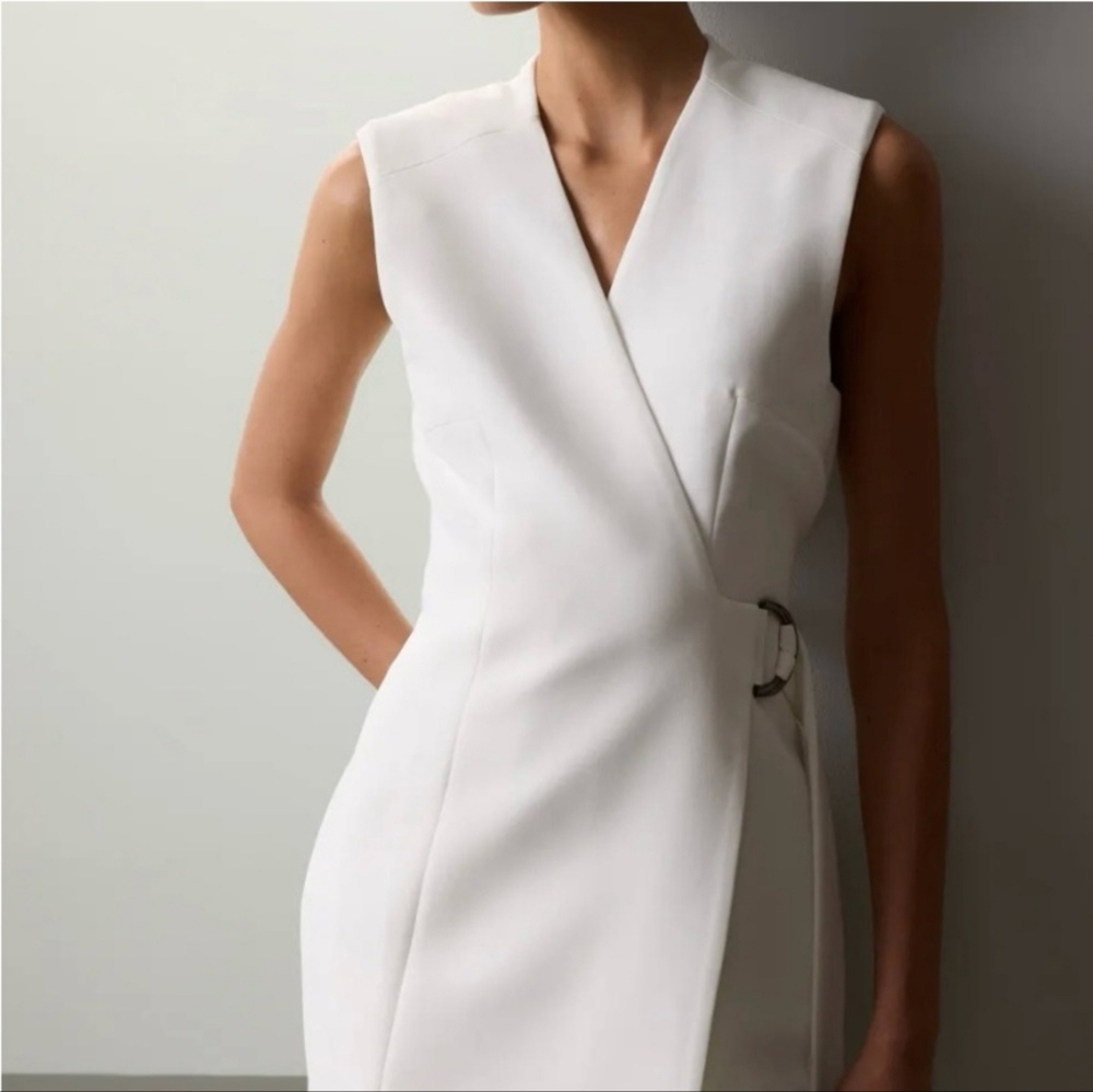 🍒NWT🍒 TED BAKER SOPHISTICATED TAILORED MIDI WRAP DRESS